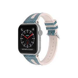 Worryfree Gadgets Silicone Slim Band for Apple Watch 38/40/41mm Light Blue